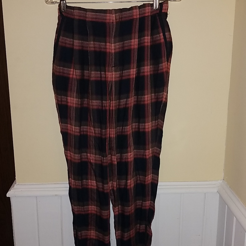 Plaid pants